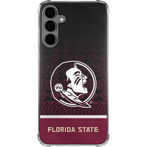 Florida State University Pattern Jersey Galaxy S24 Plus Clear Case